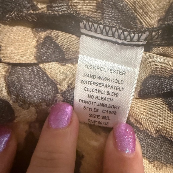 HEIMISH USA Leopard Print Cardigan - Picture 8 of 9